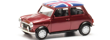 Herpa 431149  Mini Mayfair, rot-metallic, Dach Unionjack