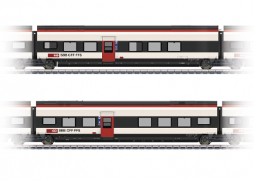 Märklin 43462  Ergänzungswagen-Set 2 zum RABe 501 "Giruno", SBB, 2-tlg., Ep.VI