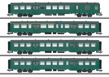 Märklin 43546  Personenwagen-Set Typ M2, SNCB/NMBS, 4-tlg.