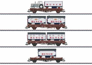 Märklin 45040  Güterwagen-Set "Zirkus Busch", DR, 4-tlg., Ep.IV