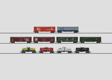 Märklin 45644  Set mit 10 "Tin Plate"-Güterwagen