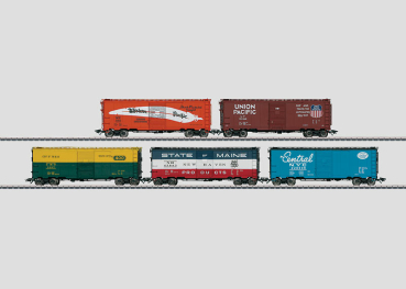 Märklin 45653  Set mit 5 Box Cars