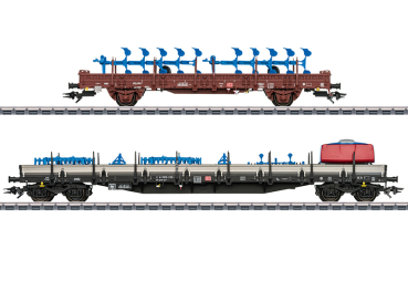 Märklin 46405  Güterwagen-Set "Landwirtschaftliche Geräte", DB-AG, 2-tlg.