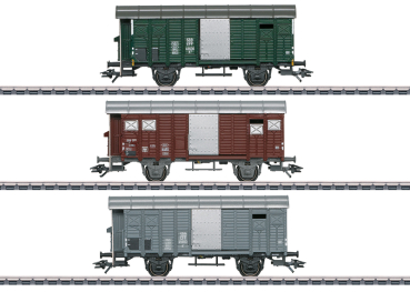 Märklin 46568  Güterwagen-Set mit gedeckten Güterwagen K3, SBB, 3-tlg., Ep.III