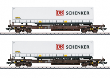 Märklin 47110 Taschenwagen-Set Rail-Cargo-Austria, 2-tlg., beladen