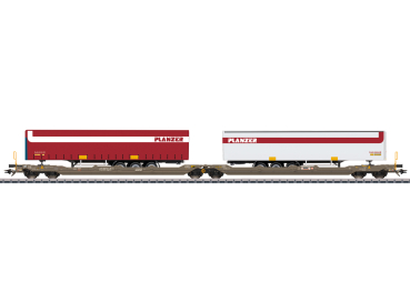 Märklin 47475  Doppel-Taschenwagen "Planzer", Hupac AG