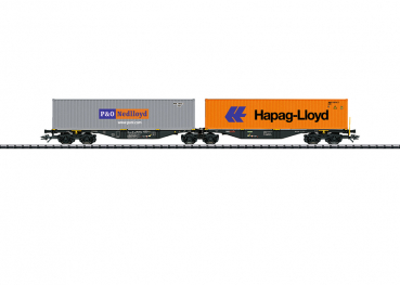 Märklin 47807  Doppel-Containertragwagen, Raillogix, Ep.VI
