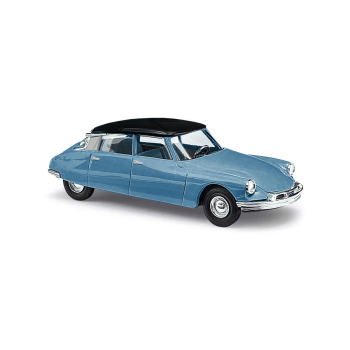 Busch 48025  Citroen DS19, blau, Dach schwarz