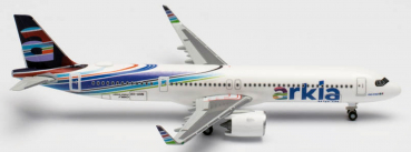 Herpa 534109  Arkia Israeli Airlines Airbus A321neo - Blue variant