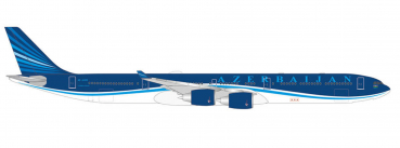 Herpa 535762  Azerbaijan Airlines Airbus A340-600 – 4K-AI08 “Baku-8”