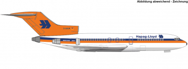 Herpa 536257  Hapag-Lloyd Flug Boeing 727-100 – D-AHLM