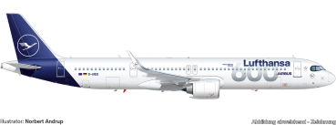 Herpa 537490  Lufthansa Airbus A321neo "600th Airbus"