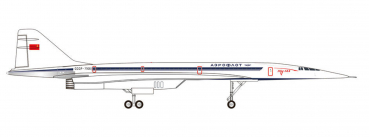 Herpa 571623  Aeroflot Tupolev TU-144 – CCCP-77105