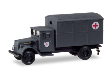 Herpa 746212  Ford 987 Ersatz Sanitätskoffer geschlossen "Jagdgeschwader 3 / Udet"