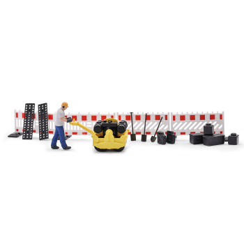 Preview: Busch 79898  Action Set: Asphalt walzen