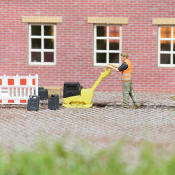 Busch 79899  Action Set: Profi an Rüttelplatte