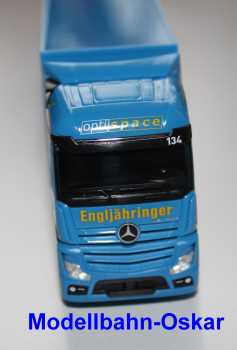 Preview: Herpa 912617  MB Actros Doppelstock-SZ "Engljähringer"
