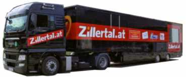 Herpa 914543 MAN TGX XL Koffer-SZ "Zillertal-Truck"