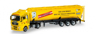 Herpa 914581  MAN TGX XLX Silo-Sattelzug "Wolfsgruber"