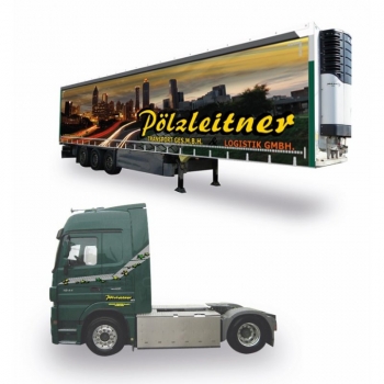 Herpa 922272 MB Actros Kühlkoffer-SZ "Pölzleitner"