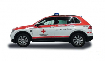 Herpa 947725  VW Tiguan "ÖRK - Österreichisches Rotes Kreuz Zwettl"