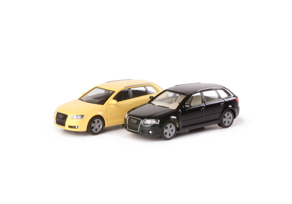 Herpa 033305  Audi A3 Sportback, schwarz-metallic