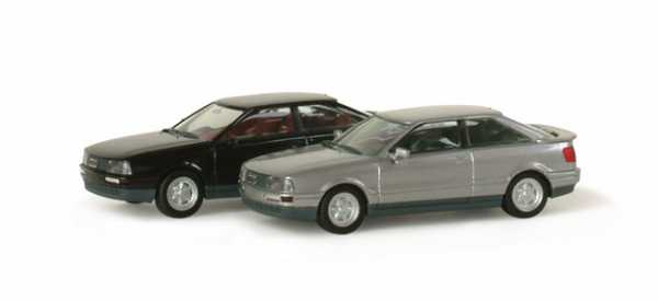 Herpa 034005 Audi Coupé, silber-metallic, Hightech