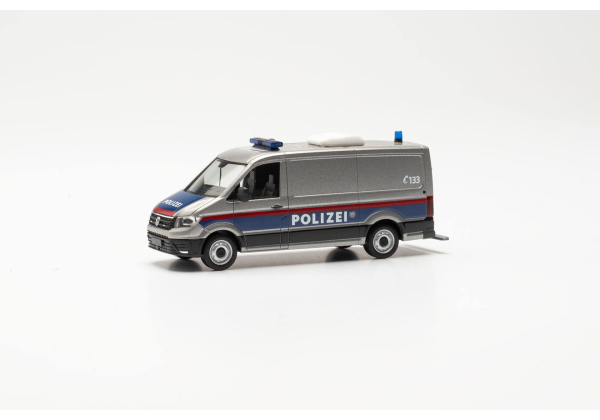 Herpa 097406  VW Crafter Kasten Flachdach "Polizei Österreich, Gefangenentransport"