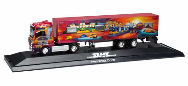 Herpa 121392 MAN TGA XXL Koffer-Sattelzug "Post Truck Bonn", PC