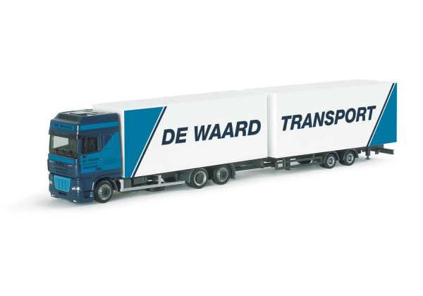 Herpa 151382  DAF XF SSC Volumenkoffer-Hängerzug "De Waard"