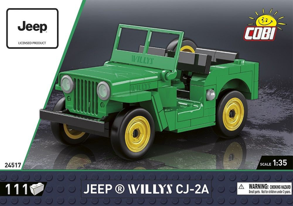 Cobi 24517  Jeep Willys CJ-2A, grün