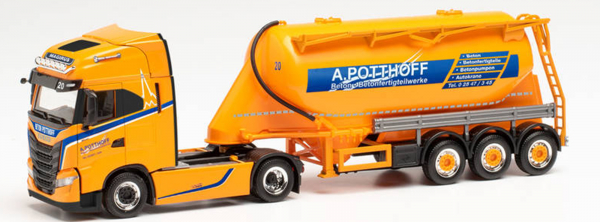 Herpa 314237  Iveco S-Way Eutersilo-Sattelzug „Beton Potthoff“