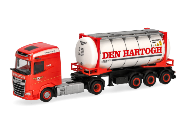Herpa 320344  DAF XG Swapcontainer-Sattelzug "Den Hartogh"