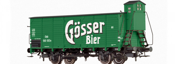 Brawa 49849  Gedeckter Güterwagen "Gösser"  ÖBB