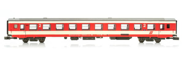Jägerndorfer JC60270  Reisezugwagen-Set ÖBB, 2-tlg., Sparlack, Spur N
