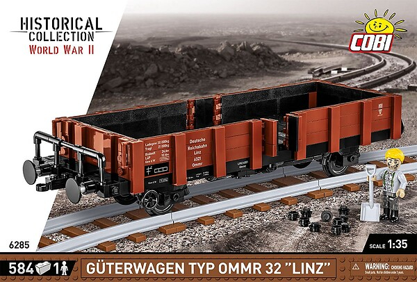 Cobi 6285  Offener Güterwagen Type Ommr 32 "LINZ"