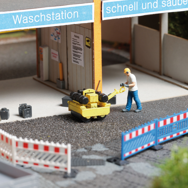 Busch 79898  Action Set: Asphalt walzen