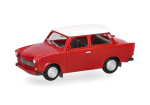 Herpa 020763-008  Trabant 601 Limousine, rot, weißes Dach