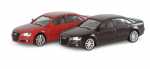 Herpa 033367 Audi A8 Limousine, dunkelblau-metallic