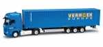 Herpa 159388 MB Actros Gigaspace Container-Sattelzug "Verhoek" (NL)