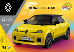 Cobi 24673  Renault 5 E-Tech, gelb
