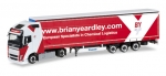 Herpa 305259  Volvo FH Gl. XL Lowliner-Sattelzug "Brian Yeardley" (GB)