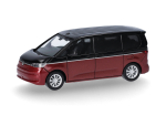 Herpa 430425-002  VW Multivan, Deep-Black/Fortanarot