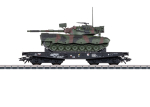 Märklin 48877  Schwerlast-Flachwagen Rlmmps mit  Leopard 1A1, DB