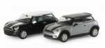 Herpa 033626 Mini Cooper S, silber-metallic / Dach schwarz